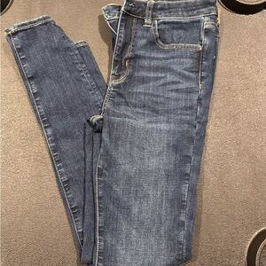 American Eagle Outfitters Dark Blue Skinny Jeans